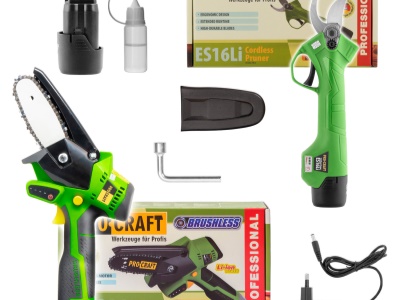 Sada aku ruční pilka PKA16bb a nůžky na větve ES16Li1B