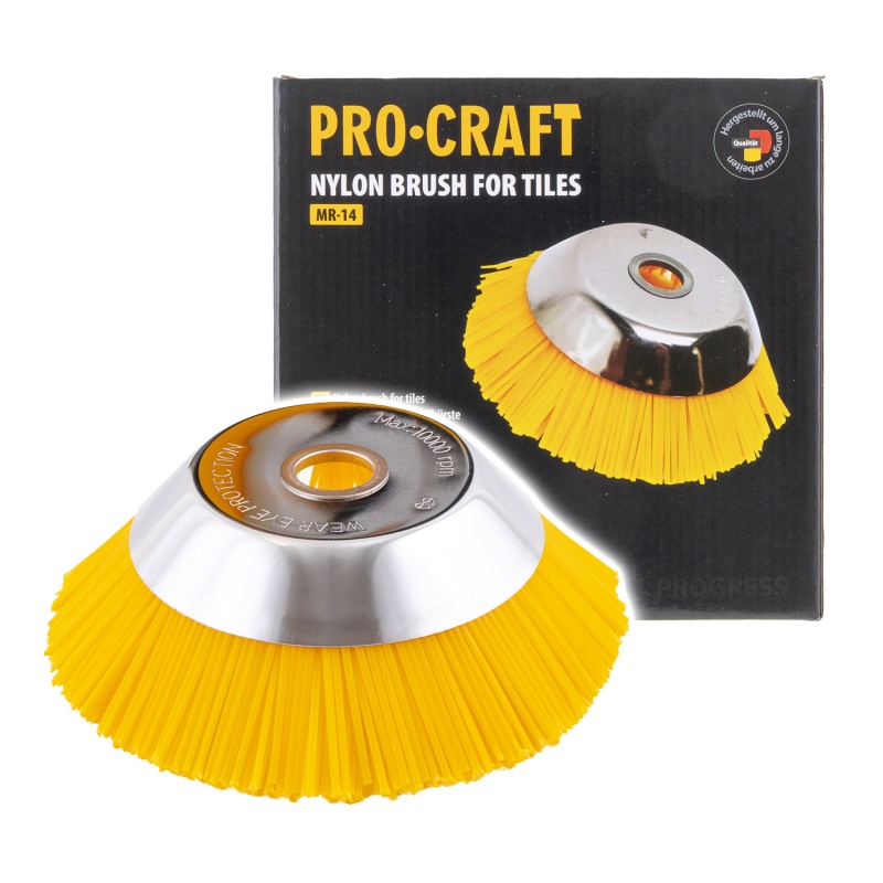 Nylonový kartáč do křovinořezu na dlažbu PROCRAFT