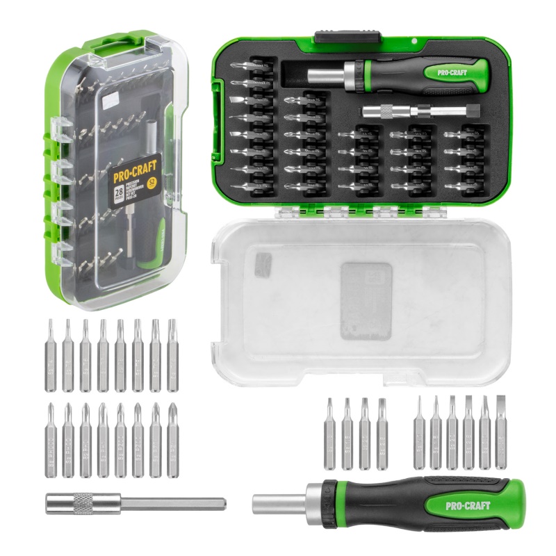 28dílná sada bitů Procraft PRSS-28, S2