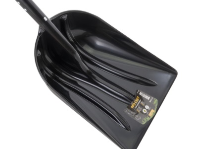 Lopata na sníh a obilí 36,5 cm plastová se sklolaminátovou násadou dlouhá 150cm Procraft GPS-1500