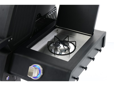Riwall PRO RGG 41 EXL - luxusní plynový gril 17 kW se čtyřmi hořáky a bočním vařičem