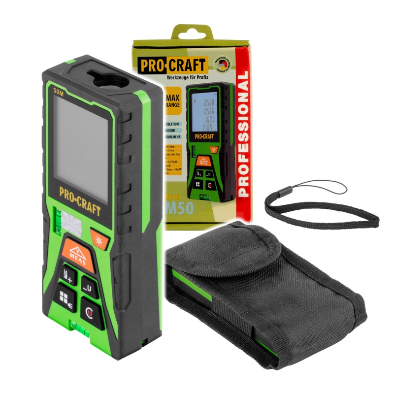 Laserový dálkoměr Procraft PLDM50
