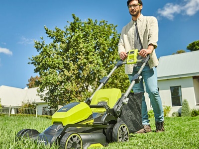 RYOBI RY36LM40A-0 - 36V bezuhlíková akumulátorová sekačka (bez baterie a nabíječky)