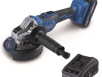 Scheppach BC-AG125-X-SET S - 20 V IXES aku úhlová bruska + 2Ah baterie + nabíječka 2,4 A