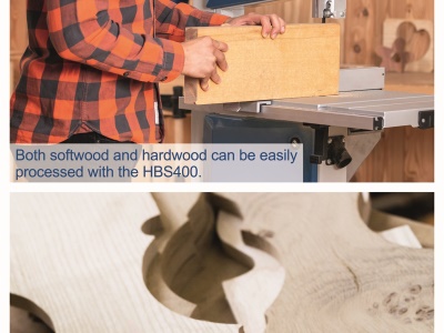 Scheppach HBS 400 - pásová pila s podstavcem