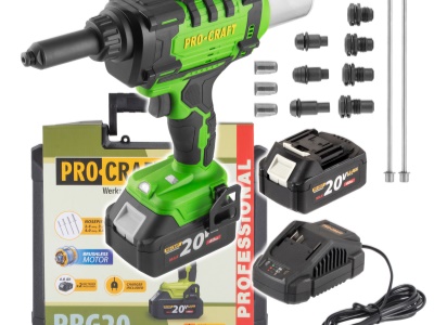 Aku nýtovací pistole Procraft PRG20