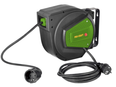 Samonavíjecí prodlužovací kabel, buben 230V EK15
