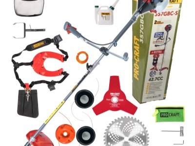 Benzínový křovinořez Procraft 357GBC-S s dělitelnou hřídelí