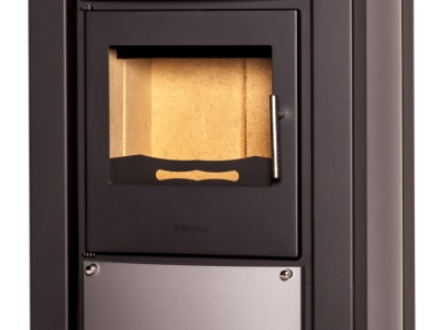 HS Flamingo Amos šedá - krbová kamna