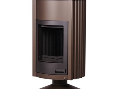 HS Flamingo GRANDE II N hnědá - samet - krbová kamna