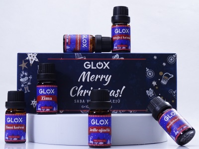 GLOXAO2 - Sada 6ks Vánočních aroma olejů
