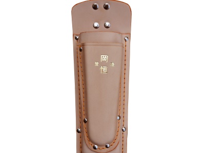 Okatsune 130 - kombinované kožené pouzdro pro nůžky a skládací pilku