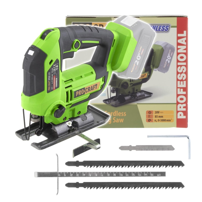 Aku přímočará pila Procraft ST22 (bez baterie a nabíječky)