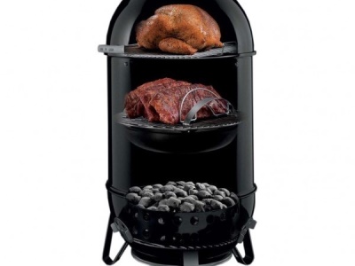 Udírna Weber Smokey Mountain Cooker, 47 cm, černá