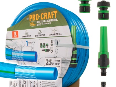 Modrá zahradní hadice Procraft PR-3KGH1925F