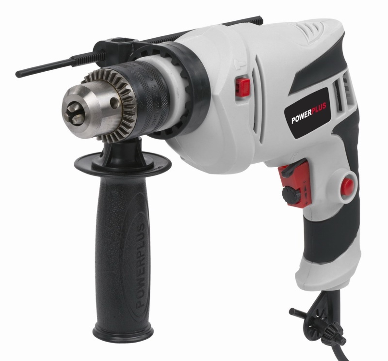 POWC1010 - Elektrická vrtačka s příklepem 500 W