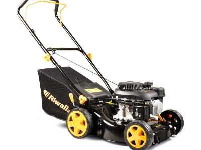 Riwall PRO RPM 4234 P - Travní sekačka 2 v 1 s benzinovým motorem bez pojezdu
