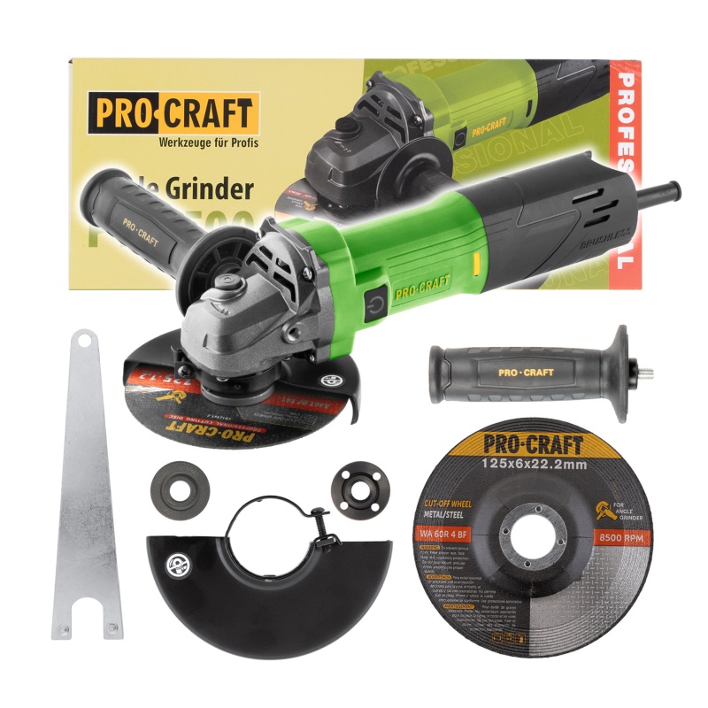 Bruska úhlová Procraft PW2500, 125mm