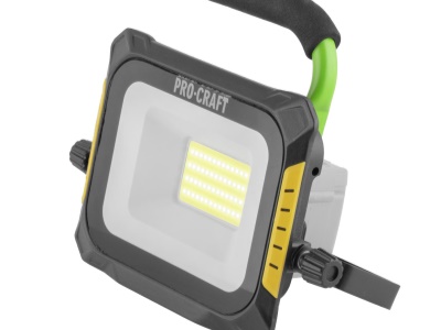 LED svítilna (reflektor) aku/220V Procraft LP20 bez akumulátoru a nabíječky