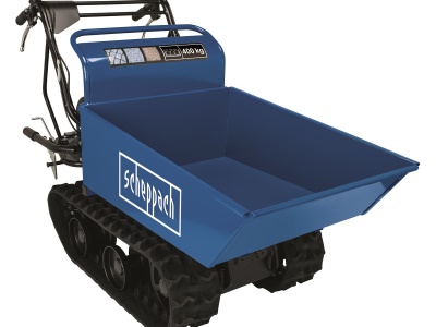 Scheppach DP 4500 - pásový přepravník 400 kg s mechanickým sklápěním korby