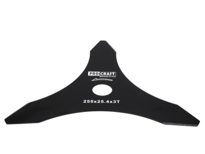 Nůž křovinořezu (D255*25.4) 3T vroubkovaný PROCRAFT