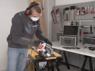 POWESET4 - Okružní pila 1 200 W / 185mm SET