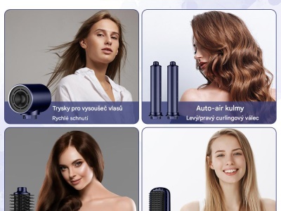 GLOX17921 - Multifunkční kulmofén