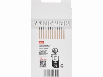 KRTH23602 - Mini dláta na dřevo sada 12ks