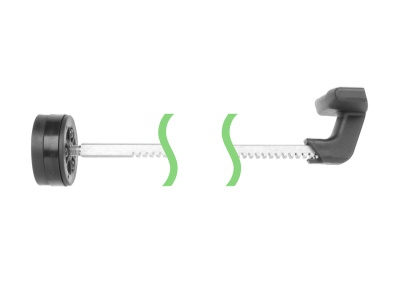 ALU trubicový zásobník 600ml pro měkké tuby Procraft TH60020 pro aku pistole na tmel PC20bb