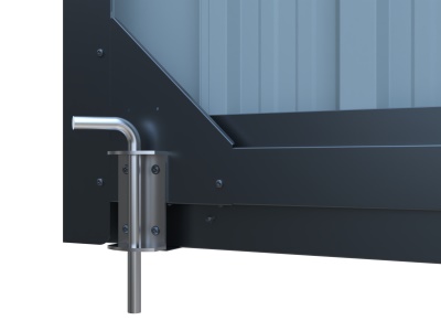Riwall PRO RMCG 20x13 Anthracite - kovová garáž 3,8 x 6 m se sedlovou střechou Antracit