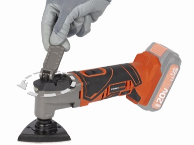 POWDP4060 - Aku multitool oscilační bruska 20V (bez AKU)