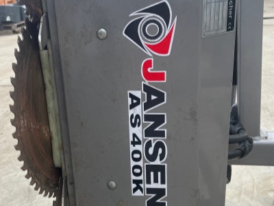 Odvětvová pila Jansen AS-400K  Žací lišta Jansen THS-180