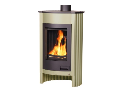 HS Flamingo MEDIE I olivová - krbová kamna