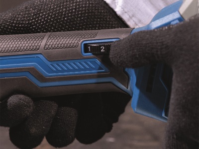 Scheppach C-AG125-X - aku 20 V IXES úhlová bruska (bez baterie a nabíječky)