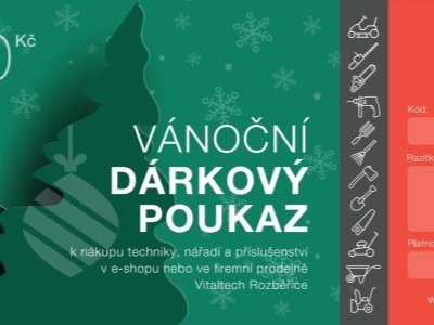 Dárkový poukaz Vitaltech 200 Kč