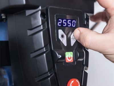 Scheppach TBM 300 Vario - stojanová vrtačka s křížovým laserem a LED osvětlením