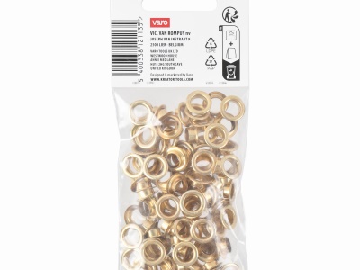 KRTH62505 - Nýtovací očka mosaz 7mm 100ks