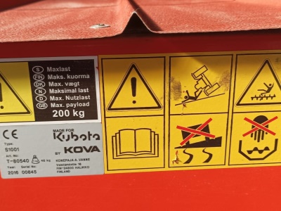 Válcový sypač KUBOTA S1001