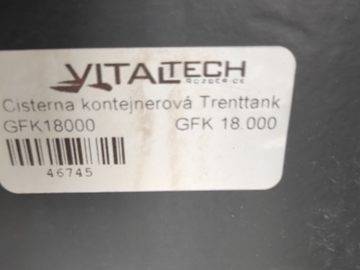 Cisternový návěs Trenttank GFK 18000