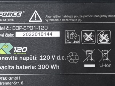 Aku plotostřih na tyči mutii  G-FORCE XR120