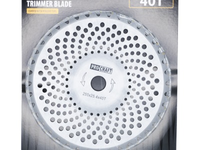 Nůž křovinořezu (kotouč) (D255*25.4) 40T zaoblený PROCRAFT