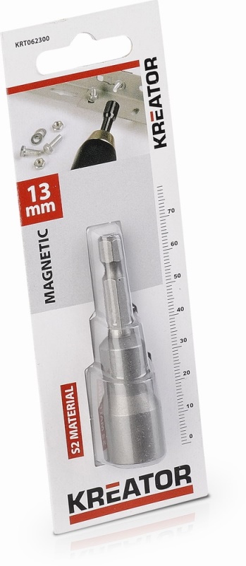 KRT062300 - Nástrčný klíč magnetický 13 mm
