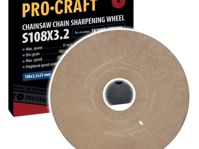 Brusný kotouč pro ostřičku řetězových pil Procraft S108X3.2 /SK1000,1100,1200
