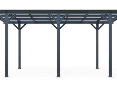 Riwall PRO RMCP 16 x 10 Anthracite - přístřešek pro auto ( 5 x 3 m )