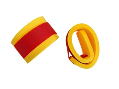 Rukávky plavecké na suchý zip - pár - žlutá