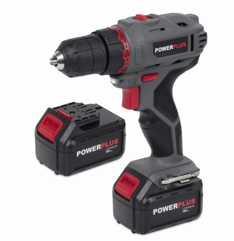 POWE00042 - Aku šroubovák / vrtačka 18V LI-ION 2BAT