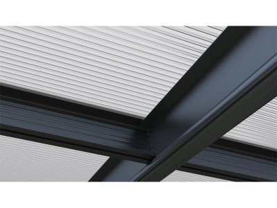 Riwall PRO RMCP 16 x 10 Anthracite - přístřešek pro auto ( 5 x 3 m )