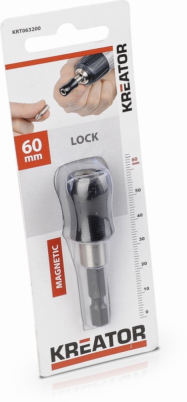 KRT063200 - Magnetický držák bitů se zámkem 60 mm