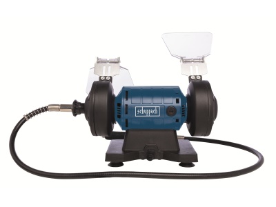 Scheppach HG 35 - dvoukotoučová bruska/leštička se systémem Flexidrive