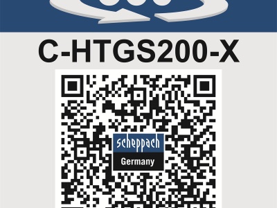 Scheppach C-HTGS200-X-SET S - 20 V IXES aku nůžky na trávu a keře + 2Ah baterie + nabíječka 2,4 A